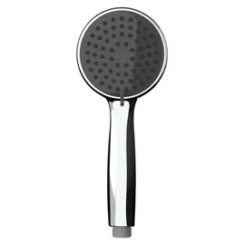 Wenko - Duschkopf Basic Grau Ø 10 Cm, Ø 10 Cm, Silber Glänzend, Kunststoff (abs) Chrom - Silber Glänzend