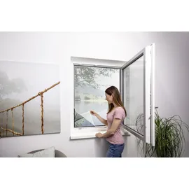 Primaster Fliegengitter Open-Up 130 x 150 cm Weiß