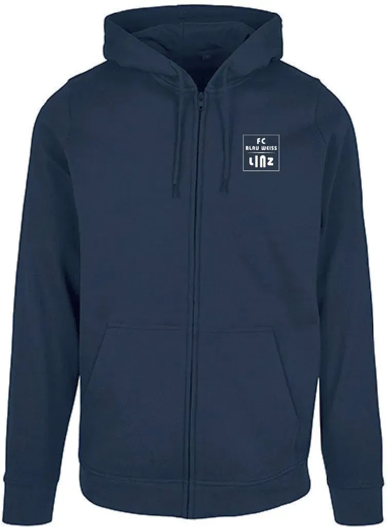 FC Blau-Weiß Linz Zip Hoodie Linzer - blau / XXL