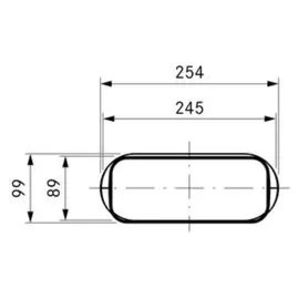 bora lüftungstechnik gmbh BORA Ecotube EFA/1 Adapter flach ++ Lagerware ++