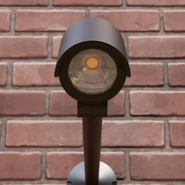 LUCANDE Beatrix 1 LED Außenleuchte 58 cm schwarz Aluminium