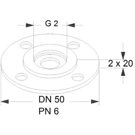 Grundfos Ausgleichsstücksatz A20 G 2 x DN50 2 x 20 mm