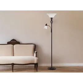 meine wunschleuchte Landhaus Deckenfluter 180,0cm 180cm braun