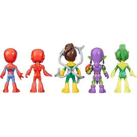 Hasbro Marvel Spidey und Seine Super-Freunde, Freunde & Schurken Set, Action-Figurenset