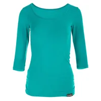 Winshape Damen Ws4 3/4-arm Shirt, Ocean/Grün, M EU