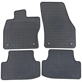 PETEX Passform Gummimatte für Cupra Ateca ab 03/2018, 4-teiliges Set, PKW Auto Fußmatte, schwarz, robust, wetterfest