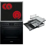 Bosch HND211RB1 (HEF113BB0 + HEZ438301 NKN645GA2E) Serie 2/Serie 4, Einbauherd-Set (Elektrokochfeld, A, 66 l)