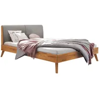 Hasena Massivholzbett Simone 180 x 200 cm Holz Braun