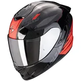 Scorpion Exo-1400 Evo Air Luma Integralhelm - Schwarz/Rot - L