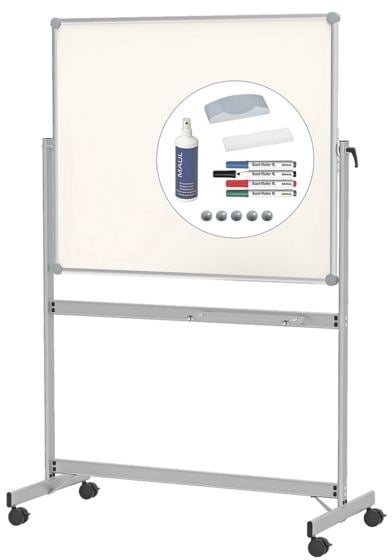 Whiteboard »Maulpro Mobil« kunststoffbeschichtet, 120 x 100 cm weiß, MAUL