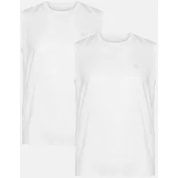 FITNESS TANKTOP FÜR HERREN - 2-Pack - Weiß - M