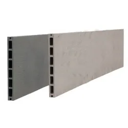 WPC Zaunlamelle 179 x 20 x 2 cm – WPC Zaunbrett, Anthrazit – praktische WPC Lamelle – ideal als WPC Zaunfüllung für Garten & Grundstück
