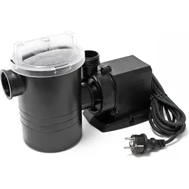 Wiltec Poolpumpe schwarz 8000 l/h 100 W