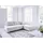 Fun Möbel Ecksofa Sofa mit Schlaffunktion VOGAR Stoff Poso Altweiß Ottomane Rechts - Weiß