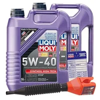 Liqui Moly 10 L Synthoil High Tech 5W-40 + Ölwechsel-Anhänger