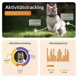 Weenect GPS Tracker XS für Katzen 28 g Schwarz One Size