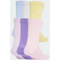 Adidas Cushioned Crew Socken 6er Pack Violet Fusion / Ice Lavender / Glow Blue / Clear Pink 43-45