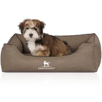 Knuffelwuff Hundebett Rockland aus Kunstleder M-L 85 x 63cm