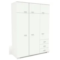 Parisot Kinderkleiderschrank Galaxy 2 146 x 203 x 55 cm weiß