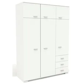 Parisot Kinderkleiderschrank Galaxy 2 146 x 203 x 55 cm weiß