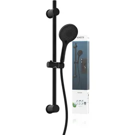 Schütte Handbrause-Set Raven Schwarz Matt