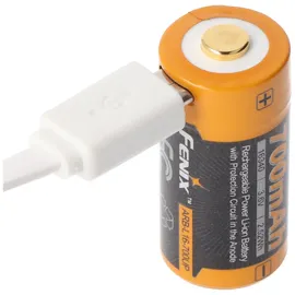 Fenix ARB-L16-700UP geschützter Li-Ion Akku 16340 RC123A für PD25 PD22UE, mit USB-Ladebuchse