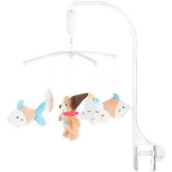 Chipolino Musik Mobile Plüschtiere Lautstärkeregelung, Melodien, Tiere abnehmbar beige