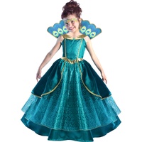 Cesar – Kostüm Prinzessin Yara 5/7 Jahre, Mädchen, F814, Blau/Grün