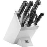 Zwilling Gourmet Selbstschärfender Messerblock 7-tlg. Weiß