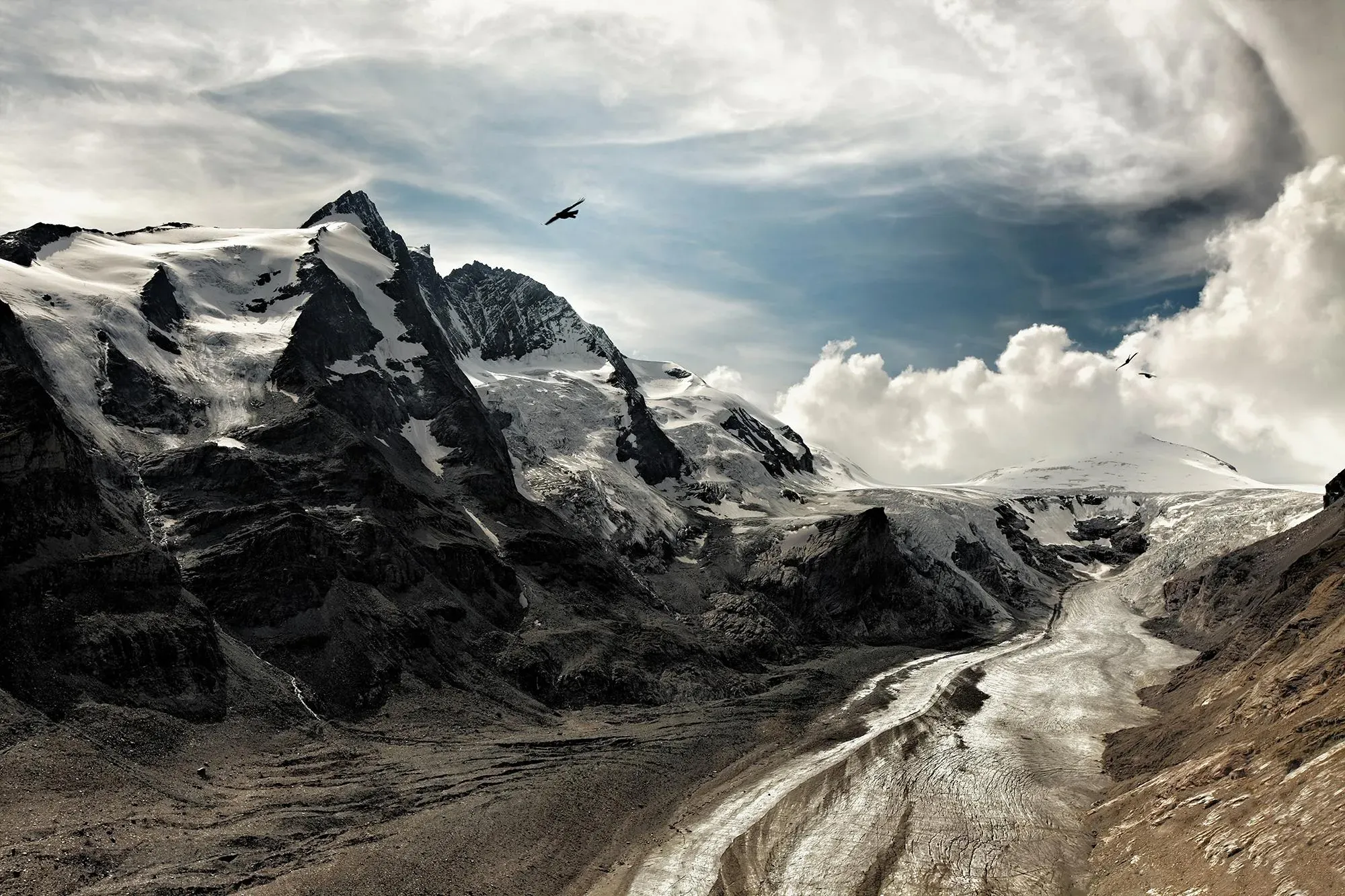 queence Leinwandbild »Berge« queence bunt