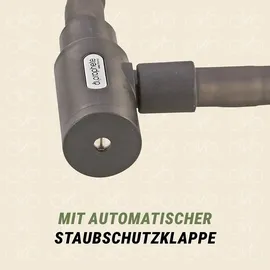 Prophete Panzerkabelschloss schwarz Kabelschloss