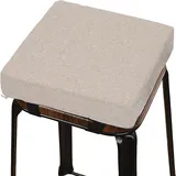 Barhocker Kissen Eckig 30×30 40x40 35x35 45x45cm Stuhlkissen Waschbar Stuhlauflage Esszimmer Bodenkissen Barhocker-Kissen Abnehmbarer bezug für Auto, Büro, Küche, Garten(Z3,30x30x8cm/12x12x3in)
