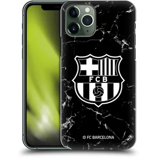 Head Case Designs Offizielle FC Barcelona Marmor Schwarz Wappen Muster Harte Rueckseiten Handyhülle Hülle Huelle kompatibel mit Apple iPhone 11 Pro