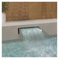 vidaXL Wasserfall 60x34x14 cm Edelstahl 304