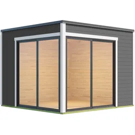 Nordic Holz Palermo 3 3 x 3 m Grau