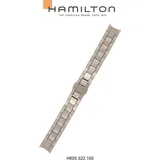 Hamilton Metall Jazzmaster Band-set Edelstahl H695.322.100 - silber