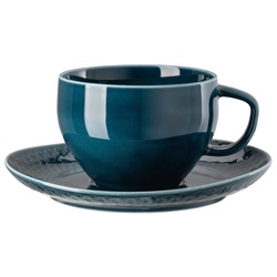 Rosenthal Latte-Macchiato-Glas Junto Ocean Blue Cafe au Lait 2tlg. bunt
