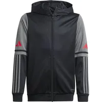 Adidas Squadra 25 Reißverschlusspullover - Black/Team Grey Four/Pure Ruby,