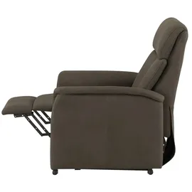Nils Olsen Fernsehsessel Agda Mikrofaser 87 x 106 x 85 cm Braun elektrisch