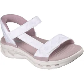 SKECHERS GO WALK GLIDE-STEP 2.0 Sandale Damen Rosa/Weiß 41