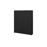 INOSIGN Schuhschrank 70,3 x 85 x 16,6 cm schwarz matt