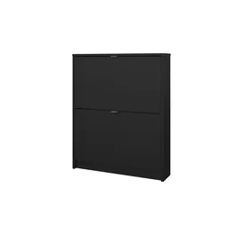 INOSIGN Schuhschrank 70,3 x 85 x 16,6 cm schwarz matt
