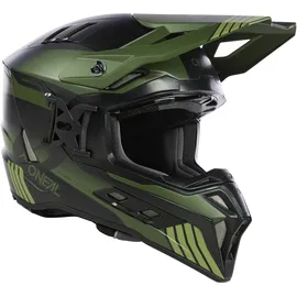 O'Neal Oneal EX-SRS Hitch Motocross Helm, schwarz-grün, Größe XS