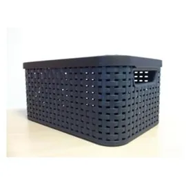 Curver Aufbewahrungskorb Curver Style L 44,5 x 0,0 x 0,0 cm grau
