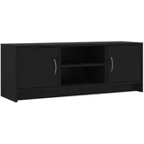 vidaXL TV-Schrank Schwarz 102x30x37,5 cm Holzwerkstoff