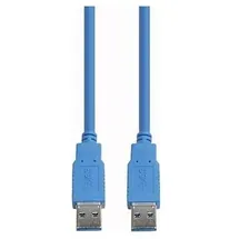 E+P Elektrik USB-A auf USB-A 2,5 m Blau