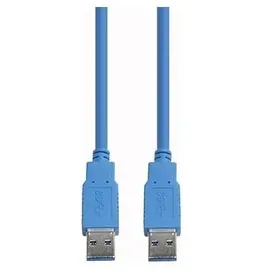 E+P Elektrik USB-A auf USB-A 2,5 m Blau
