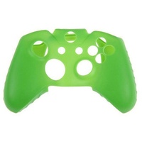 Anti-Schlupf-Silikon-Schutzhülle Deckhaut für Microsoft Xbox One Controller-Grün
