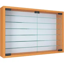 VCM Hängevitrine Mandosa XL 60 x 40 x 10 cm Braun