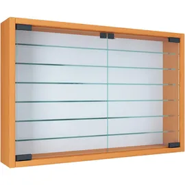VCM Hängevitrine Mandosa XL 60 x 40 x 10 cm Braun